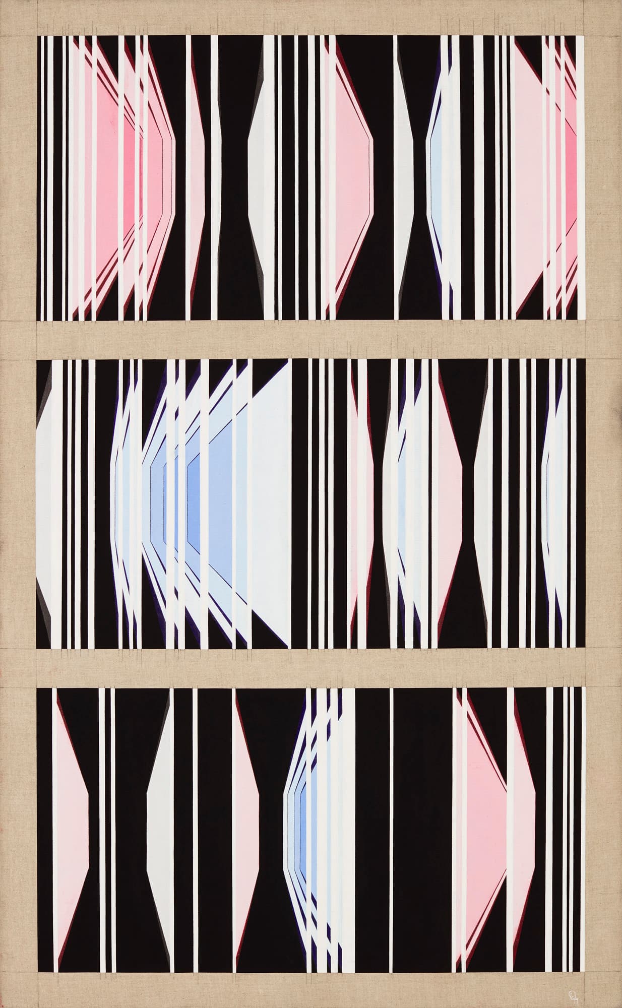 Genetic Library I, 2023, Oil on linen, 120×80cm, Photographed by Lenka Rayn H