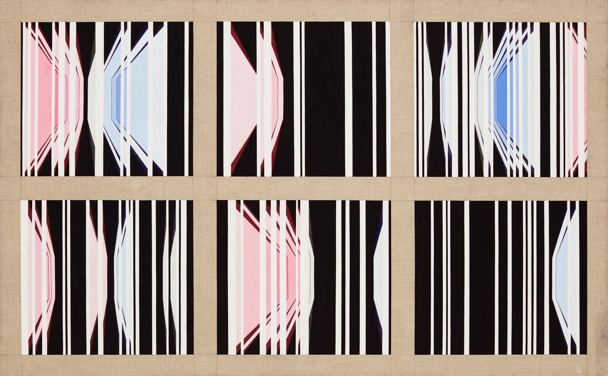 Genetic Library III, 2023, Oil on linen, 80×120cmPhotographed by Lenka Rayn H