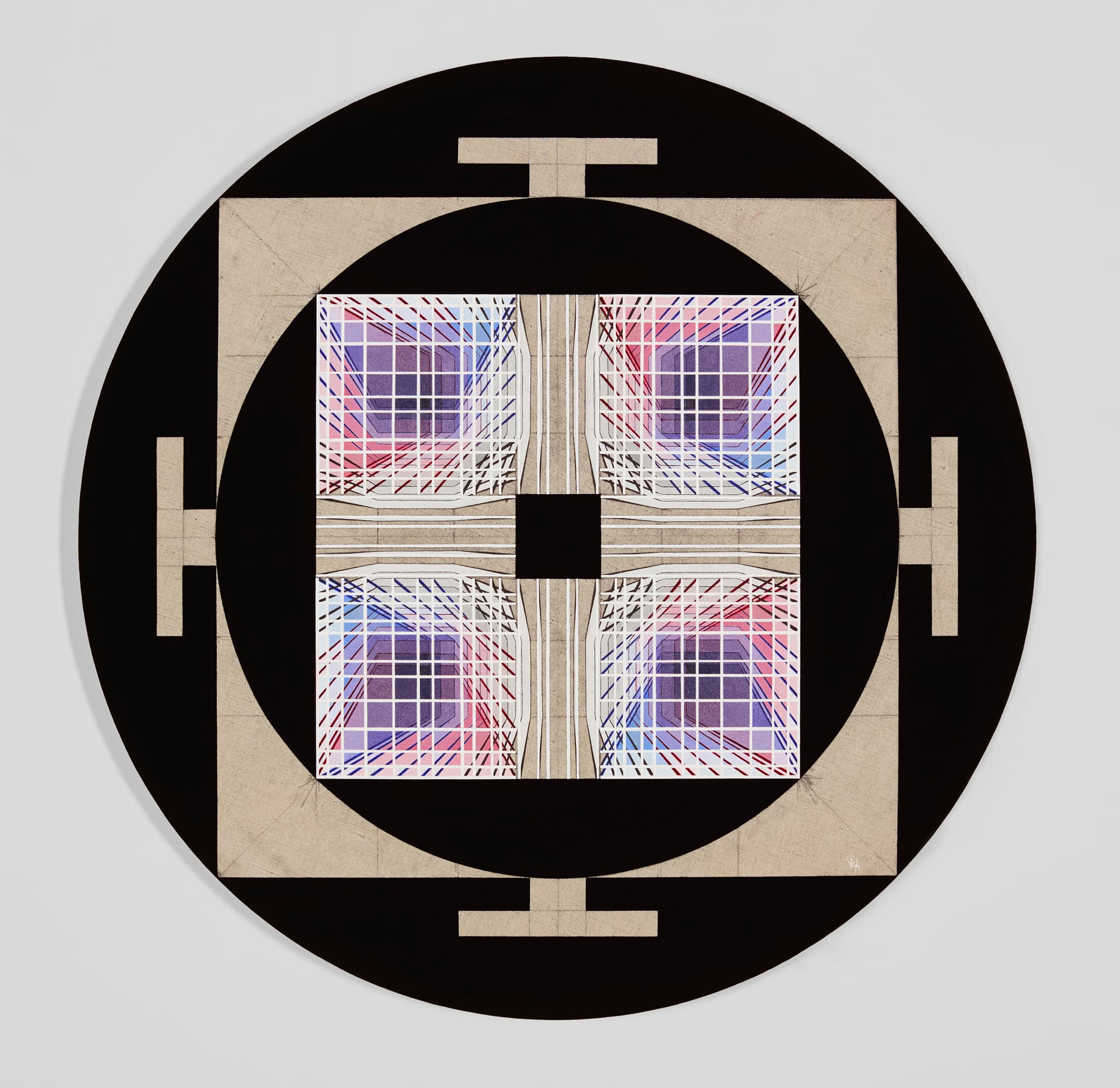 Genetic Portal III, 2025, Oil on linen, 61cm, Photographed by Lenka Rayn H