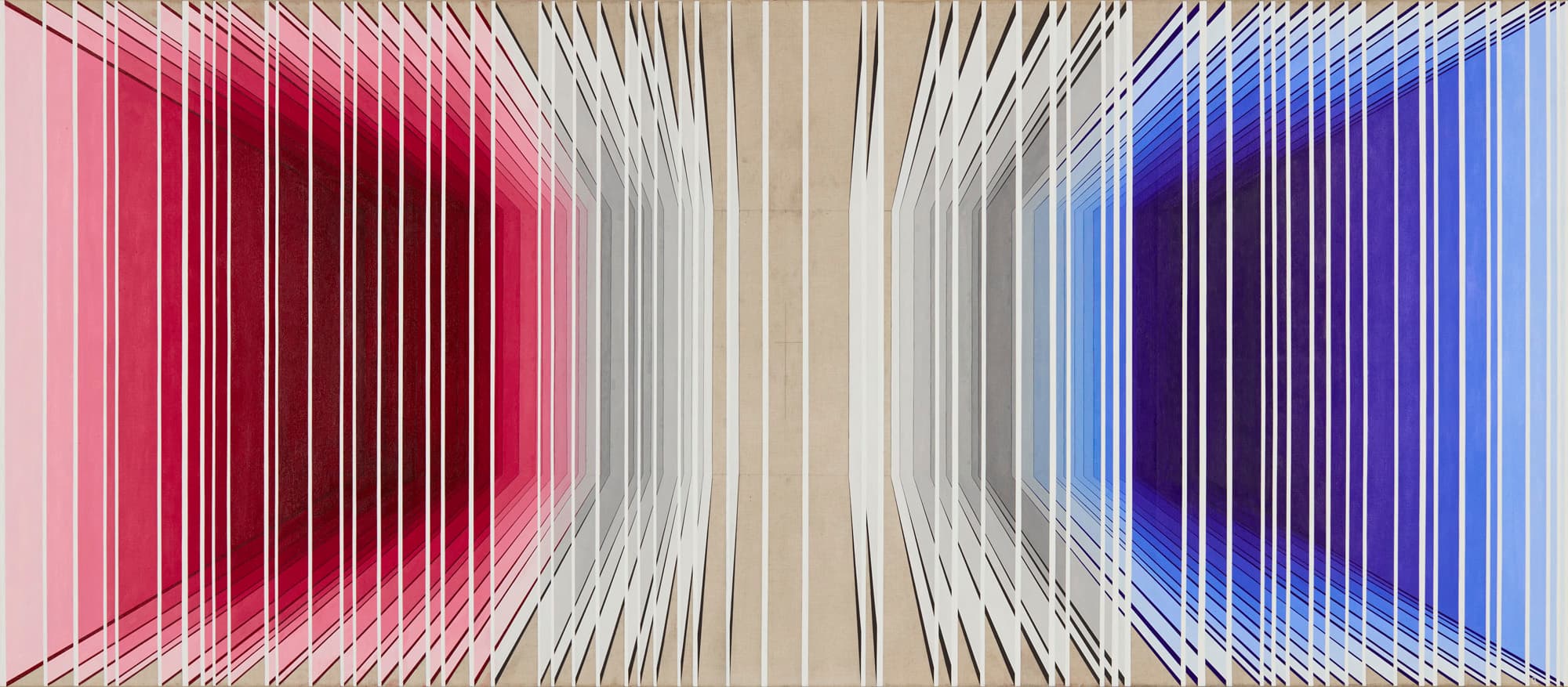 Genetic Portrait X, 2025, Oil on linen, 120×275cm, Photographed by Lenka Rayn H